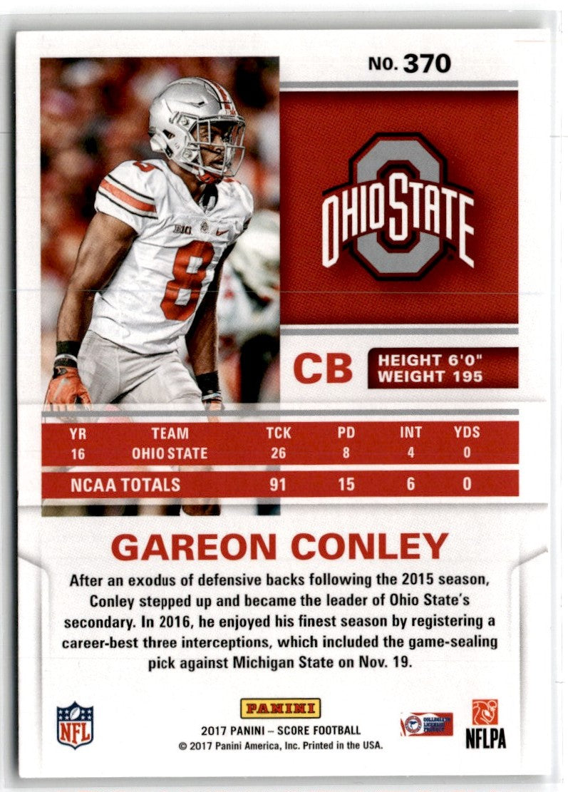 2017 Score Rookie Gareon Conley