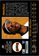 1993 Pinnacle Willie McGee
