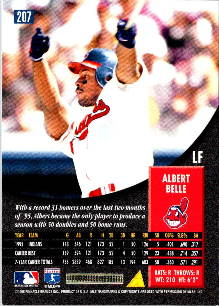 1996 Pinnacle Albert Belle