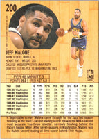 1991 Fleer Jeff Malone #200