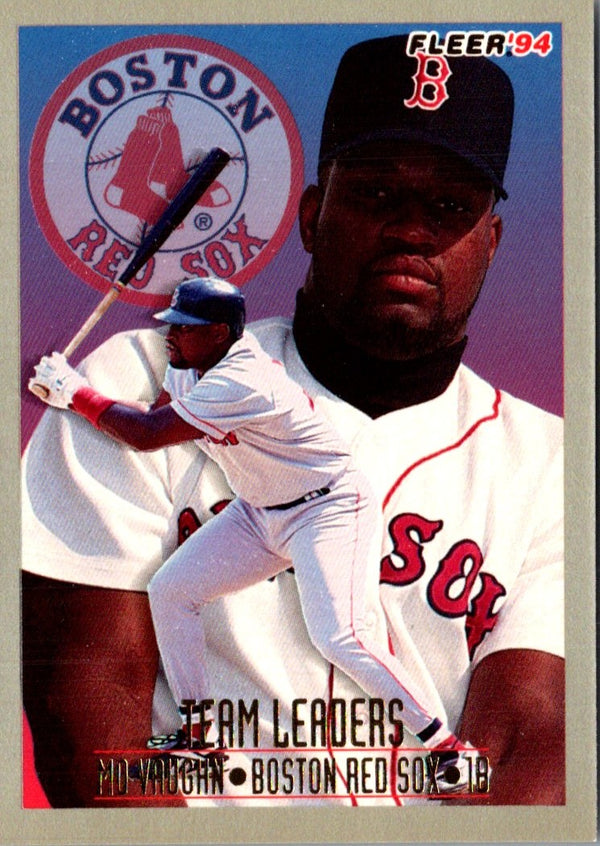 1994 Fleer Team Leaders Mo Vaughn #2