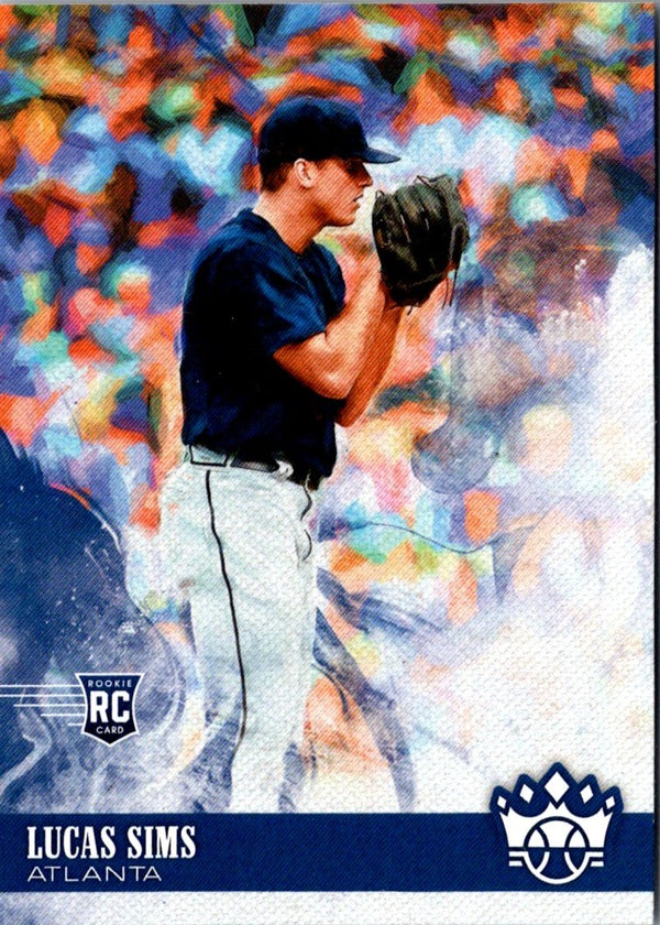 2018 Panini Diamond Kings Lucas Sims #86 Rookie