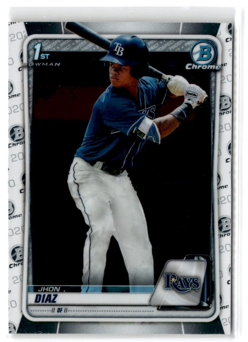 2020 Bowman Chrome Prospects Jhon Diaz