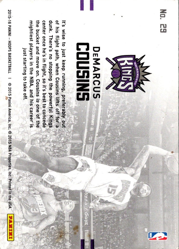 2015 Panini Prestige Prestigious Pros DeMarcus Cousins