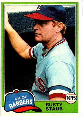 2017 Topps Rediscover Stamped Buybacks Silver Rusty Staub #80
