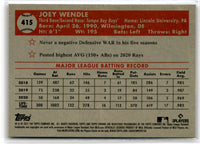 2021 Topps Chrome Platinum Anniversary Joey Wendle #415