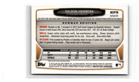 2013 Bowman Chrome Prospects Blue Wave Dilson Herrera #BCP78
