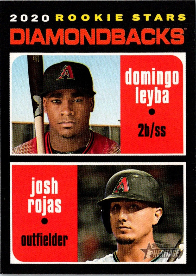 2020 Topps Heritage Domingo Leyba/ Josh Rojas