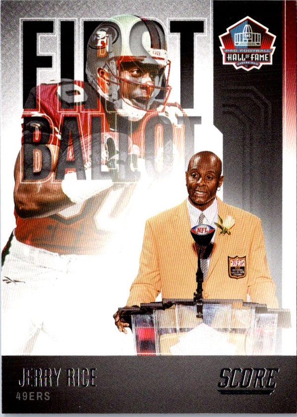 2022 Score First Ballot Jerry Rice #FB-JR