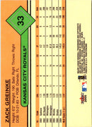 2005 Fleer Tradition Zack Greinke