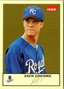 2005 Fleer Tradition Zack Greinke