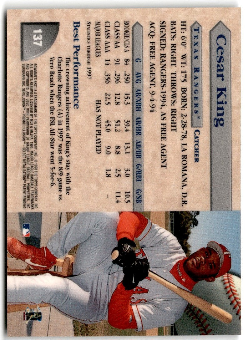 1998 Bowman's Best Cesar King