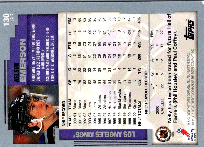 2000 Topps Nelson Emerson