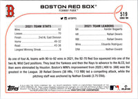 2022 Topps Boston Red Sox #519