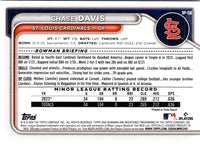2024 Bowman Prospects Chase Davis #BP-150