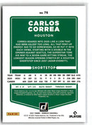2021 Donruss Holo Blue Carlos Correa