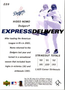 2003 Upper Deck MVP Express Delivery Hideo Nomo