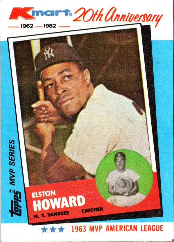 1982 Topps Kmart 20th Anniversary Elston Howard #3