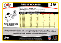 2006 Topps Priest Holmes #219