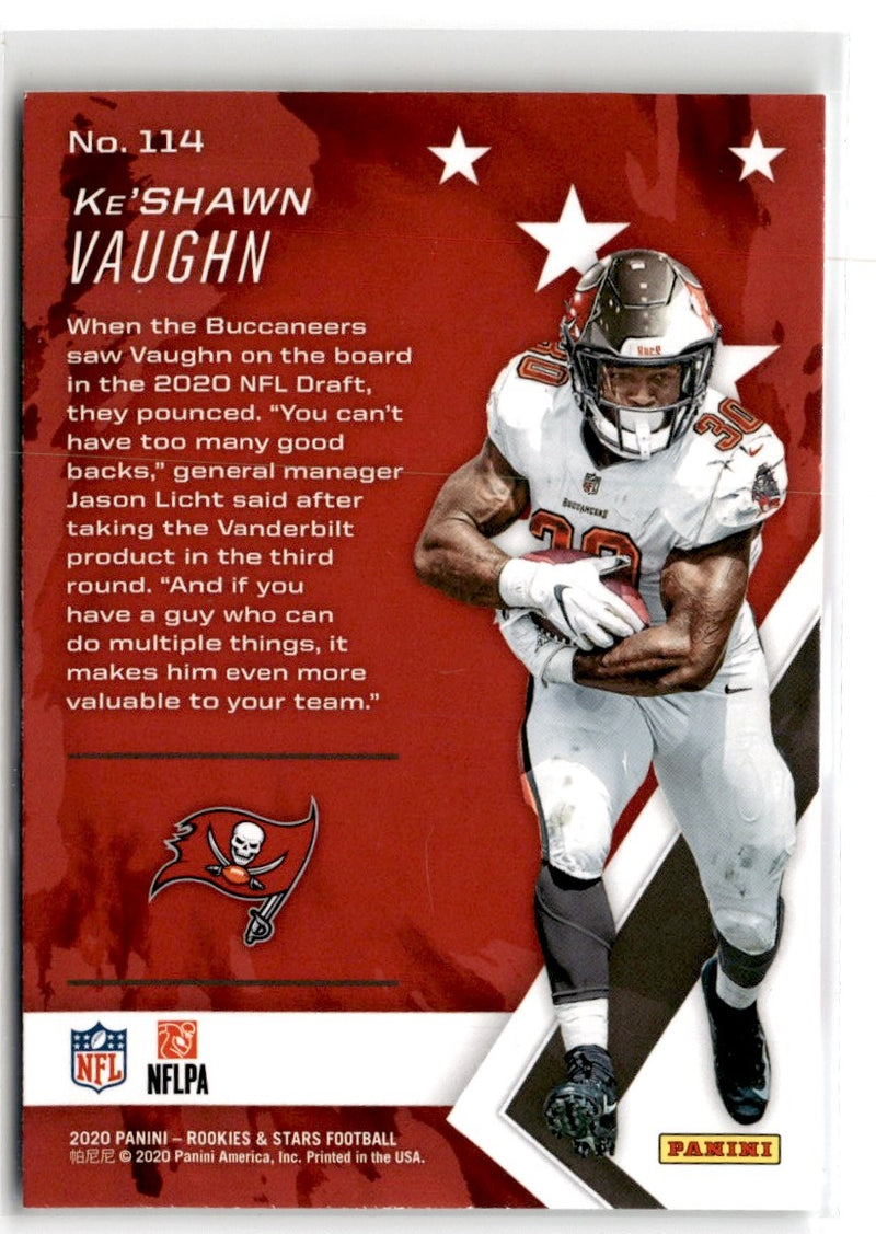 2020 Panini Rookies & Stars Red Ke'Shawn Vaughn