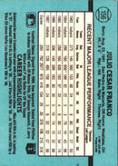 1988 Donruss Julio Franco