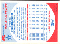 1987 Topps Kmart 25th Anniversary Brooks Robinson #9