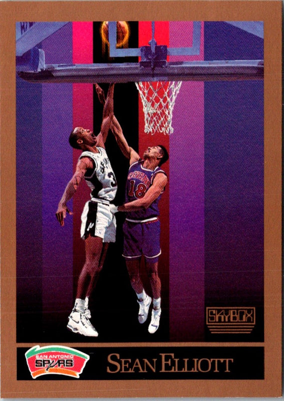 1990 SkyBox Sean Elliott #256 Rookie