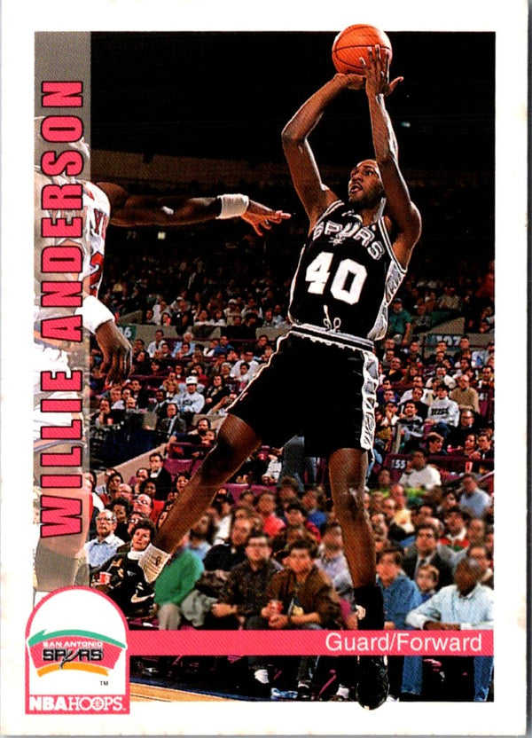 1992 Hoops Willie Anderson #204