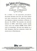 2016 Topps Allen & Ginter Cuban Embassy