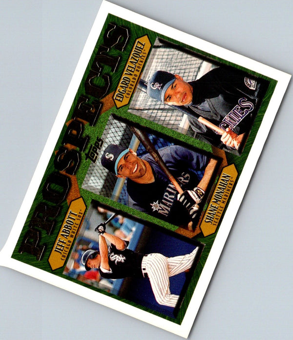 1997 Flair Showcase Wave of the Future Jeff Abbott #6