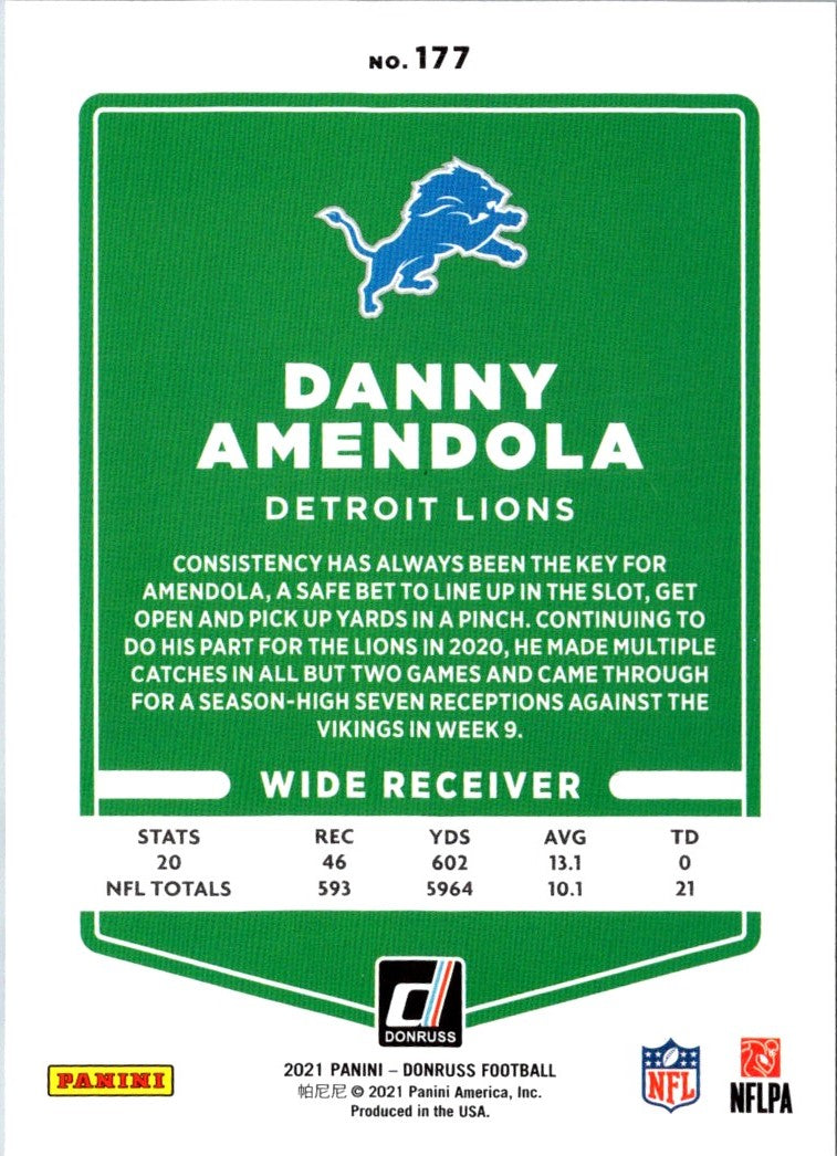 2021 Donruss Danny Amendola