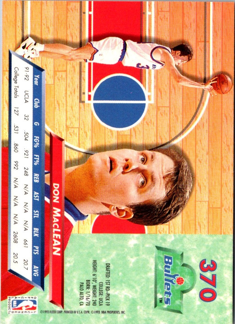 1992 Ultra Don MacLean