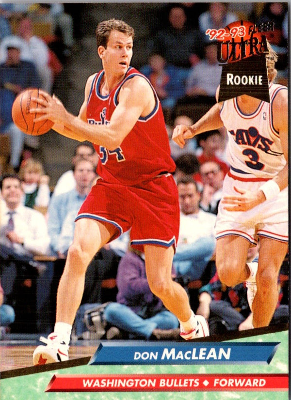 1992 Ultra Don MacLean #370 Rookie