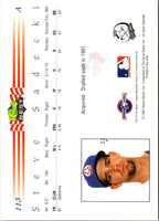 1992 Classic Best Steve Sadecki #113