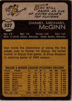 1973 Topps Dan McGinn #527