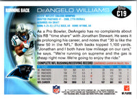 2010 Topps Chrome DeAngelo Williams #C19