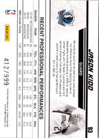 2010 Donruss Production Line Jason Kidd #93 412/999