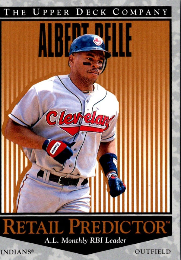 1996 Upper Deck Predictors Retail Albert Belle #R11