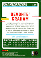 2023 Donruss Devonte' Graham #59