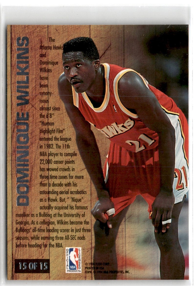 1994 Ultra All-NBA Team Dominique Wilkins