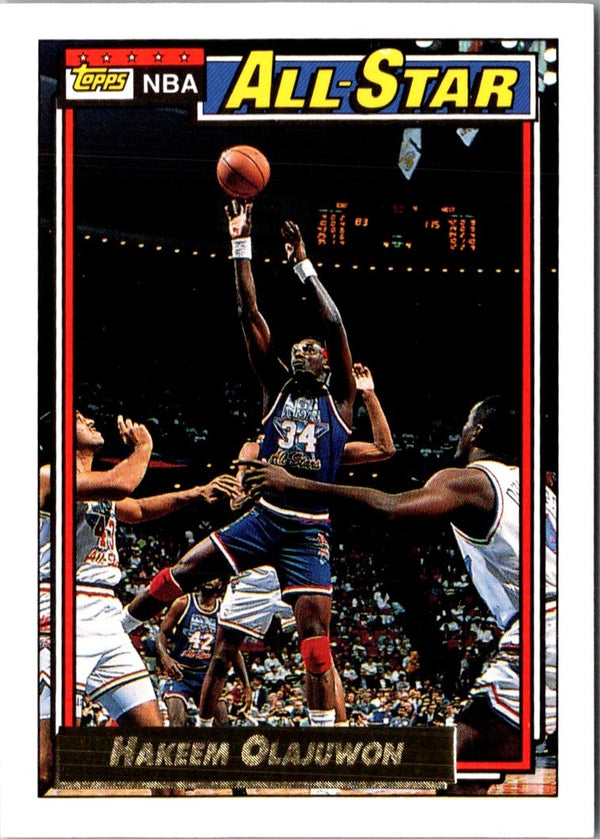 1992 Topps Hakeem Olajuwon #105