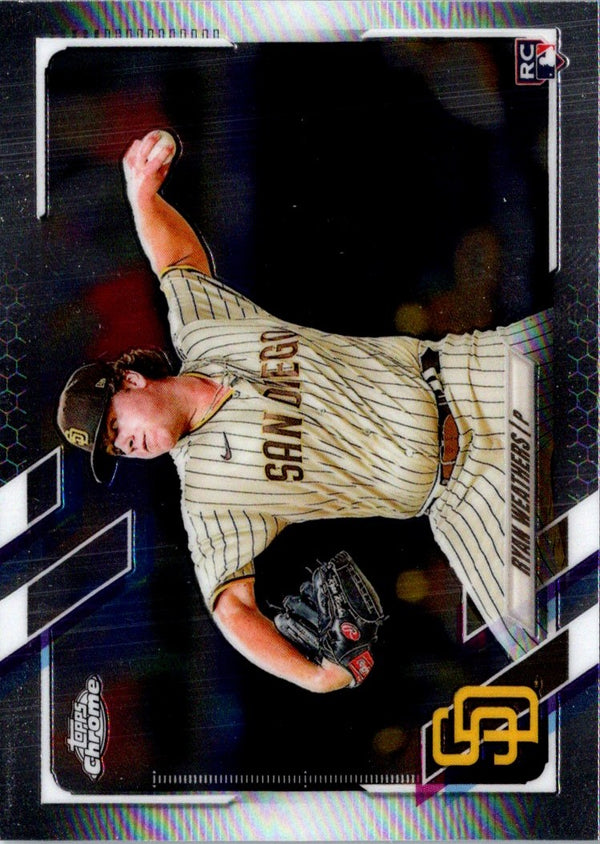 2021 Topps Chrome Ryan Weathers #97 Rookie