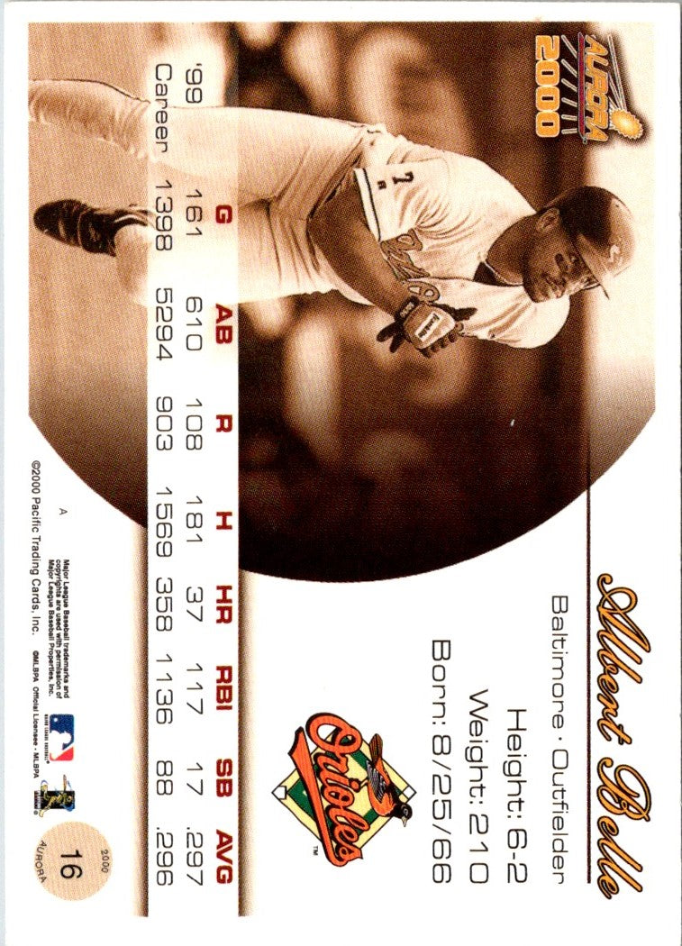 2000 Pacific Aurora Albert Belle