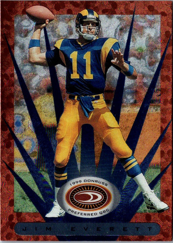 1999 Donruss Preferred QBC Jim Everett #13