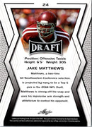 2014 Leaf Draft Jake Matthews
