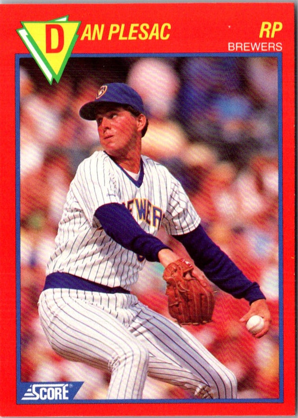 1989 Score Baseball's 100 Hottest Players Dan Plesac #32