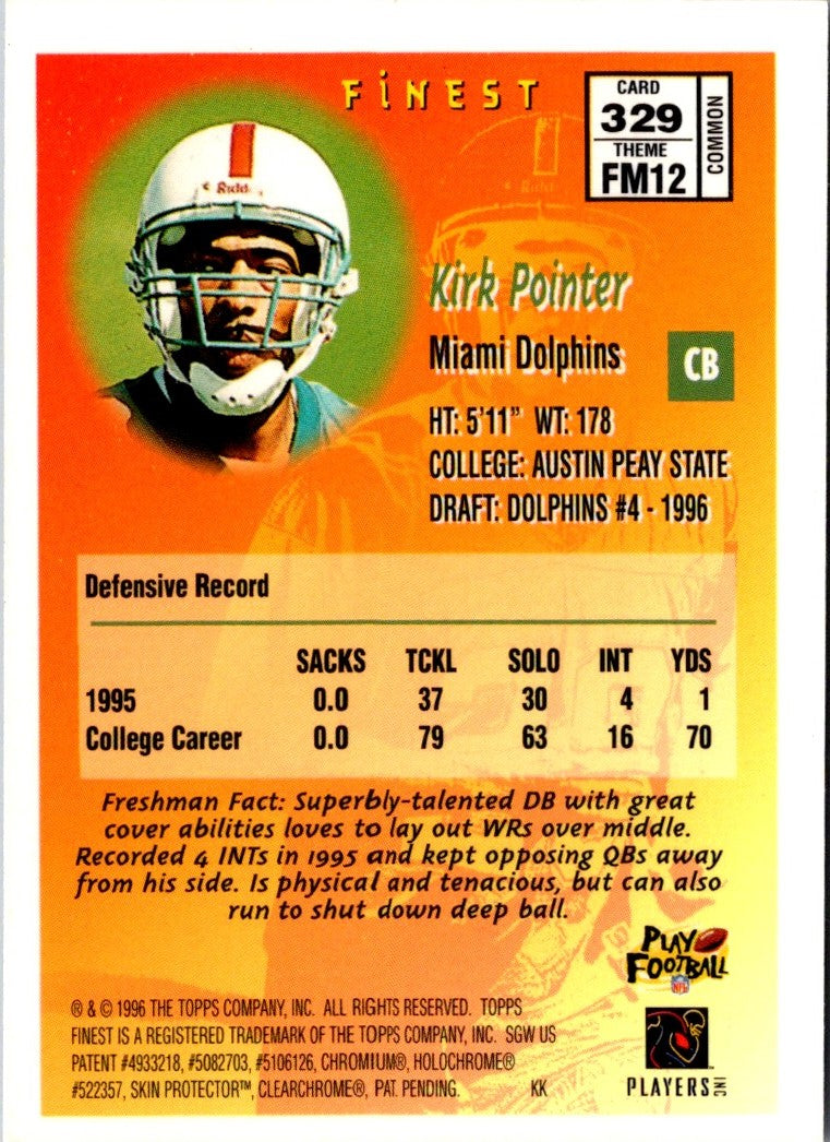 1996 Finest Kirk Pointer