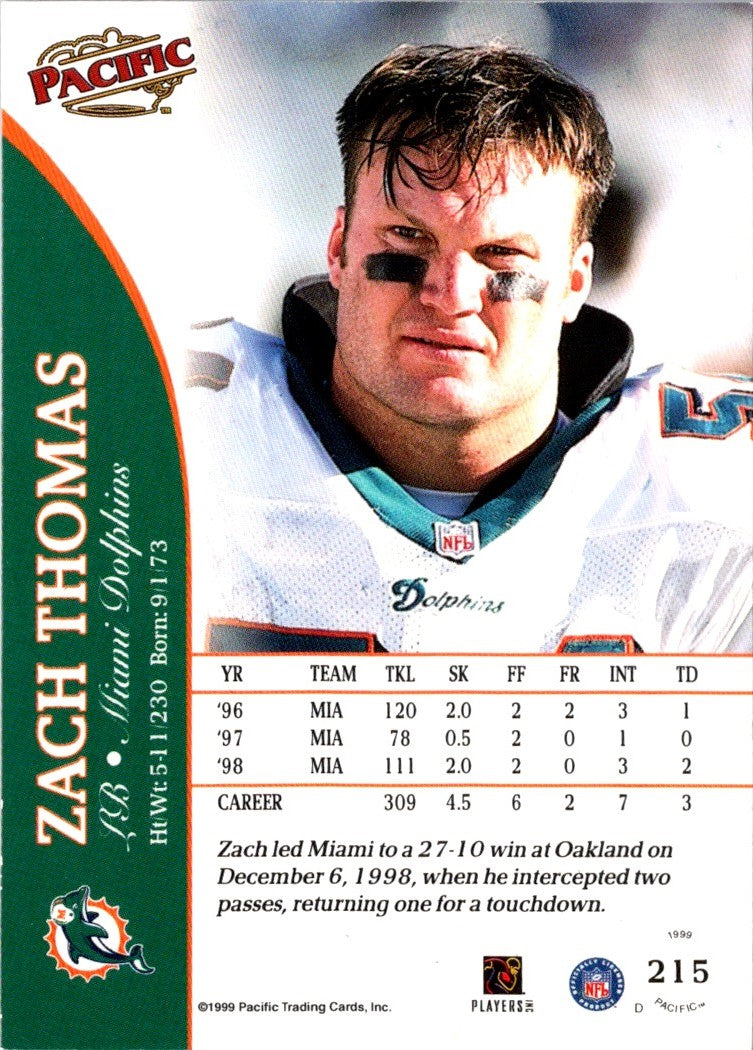 1999 Pacific Zach Thomas