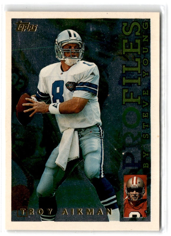1995 Topps Profiles Troy Aikman #PF-15