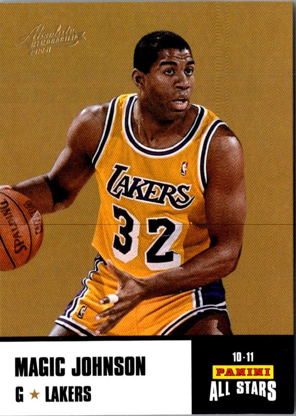 2010 Panini Absolute Memorabilia All Stars Rack Pack Magic Johnson #34